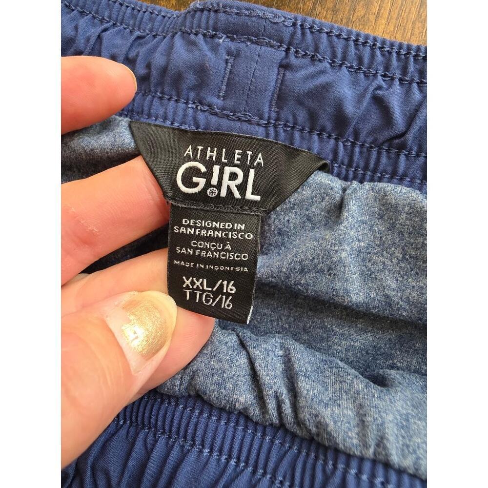 ✨ Athleta Girl Lined High Jump Joggers – XXL/16 – Blue ✨ - Picture 5 of 8